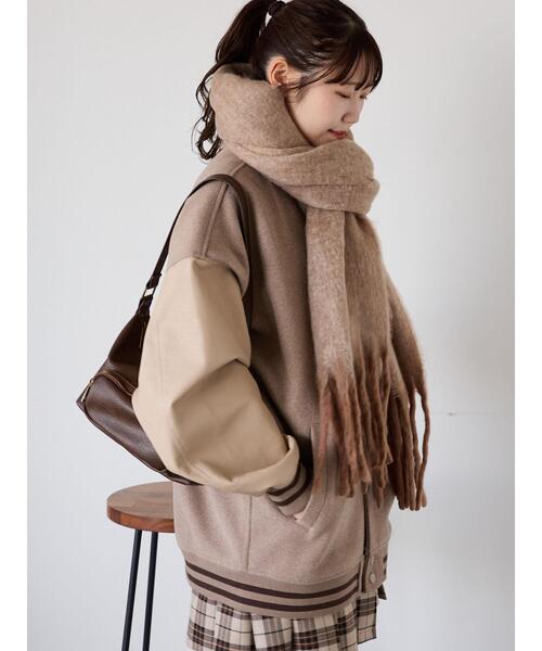 セール】ビッグシルエットスタジャン（ブルゾン）｜ehka sopo