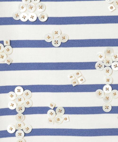 CURRENTAGE(カレンテージ)の「Pearly king&Queen basque shirt(Tシャツ/カットソー・メンズ・ホワイト×ブルー/ネイビー×ホワイト・3)」の7枚目の写真