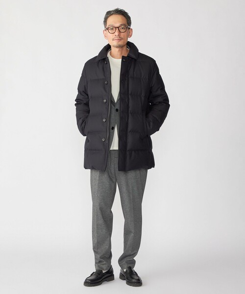 SHIPS: ウール 河田ダウン ピーコート（ダウンジャケット/コート