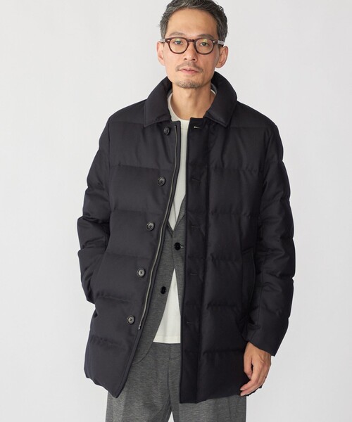 SHIPS: ウール 河田ダウン ピーコート（ダウンジャケット/コート