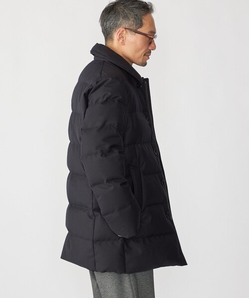 SHIPS（シップス）の「SHIPS: ウール 河田ダウン ピーコート（ダウンジャケット/コート・メンズ・チャコールグレー/ブラック/ネイビー・SMALL/MEDIUM/LARGE/X-LARGE）」の13枚目の写真