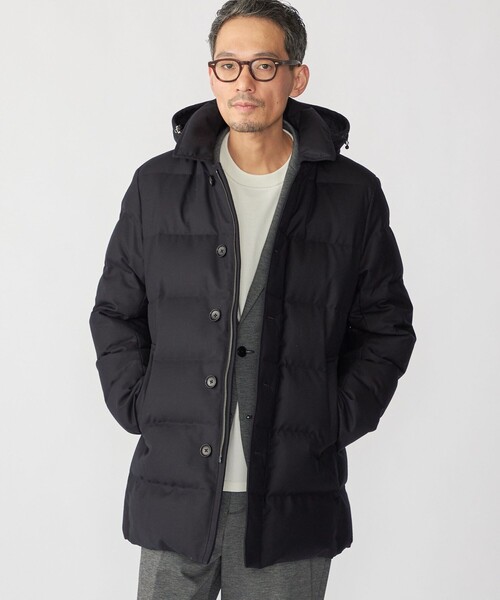 SHIPS: ウール 河田ダウン ピーコート（ダウンジャケット/コート