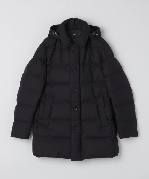 SHIPS（シップス）の「SHIPS: ウール 河田ダウン ピーコート（ダウンジャケット/コート・メンズ・チャコールグレー/ブラック/ネイビー・SMALL/MEDIUM/LARGE/X-LARGE）」の17枚目の写真