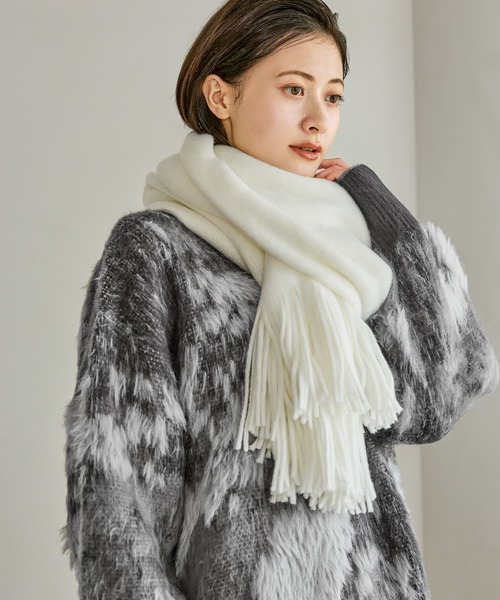 セール】ミンクタッチストール / 579482（マフラー）｜LAKOLE（ラコレ