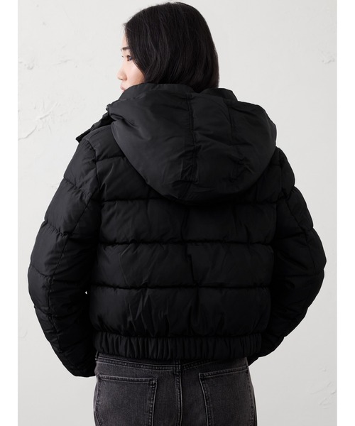 セール】BANANA REPUBLIC FACTORY STORE ショート フーデッド パファー