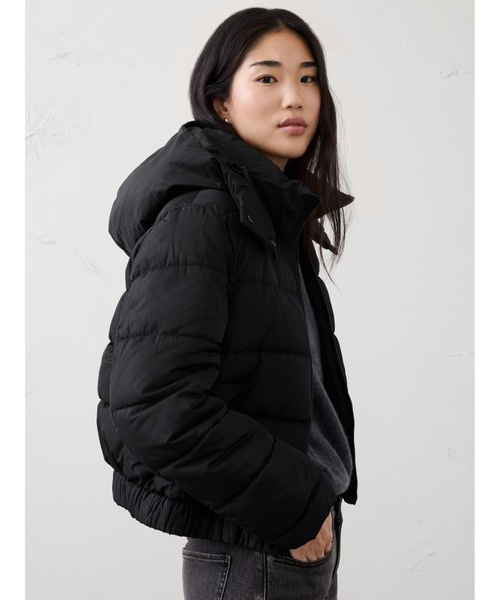 セール】BANANA REPUBLIC FACTORY STORE ショート フーデッド パファー