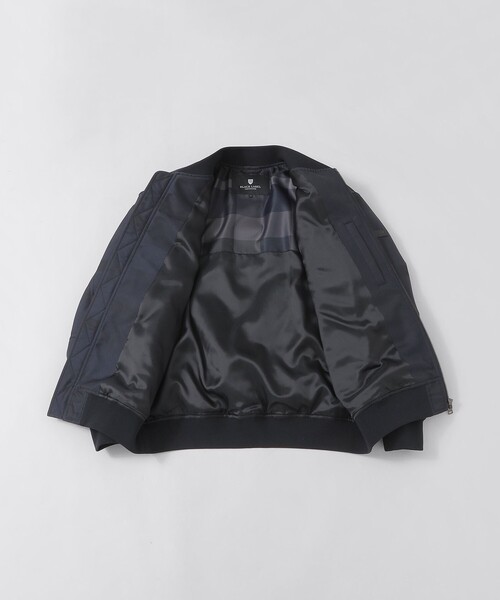 BLACK LABEL CRESTBRIDGE（ブラックレーベル・クレストブリッジ）の「【WEB限定】シャドーチェックパデッドMA-1（ブルゾン・メンズ・ネイビー/グレー系その他・M/L/XL）」の13枚目の写真