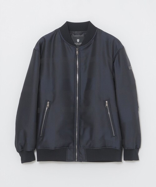 BLACK LABEL CRESTBRIDGE（ブラックレーベル・クレストブリッジ）の「【WEB限定】シャドーチェックパデッドMA-1（ブルゾン・メンズ・ネイビー/グレー系その他・M/L/XL）」の14枚目の写真