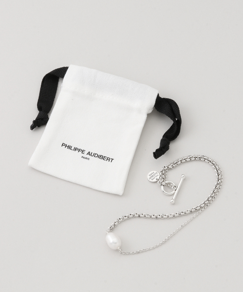 IENA（イエナ）の「PHILIPPE AUDIBERT/フィリップ・オーディベール COXS5750  pearl neckla ネックレス（ネックレス・レディース・シルバー・FREE）」の7枚目の写真
