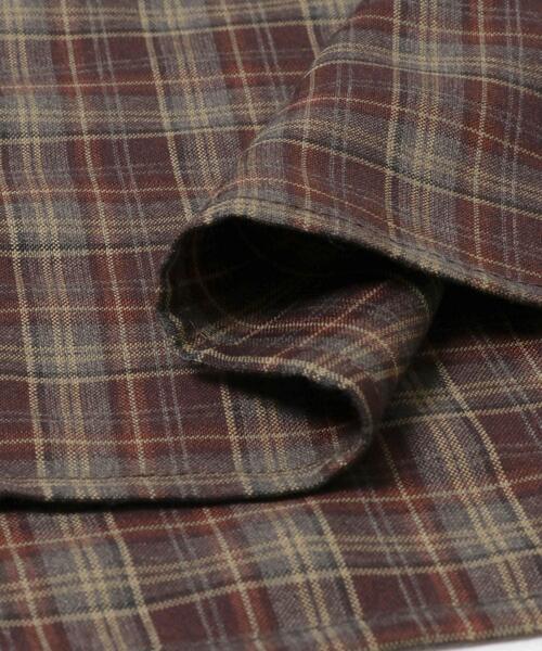 URBAN RESEARCH DOORS（アーバンリサーチドアーズ）の「チェックケープフリルブラウス（シャツ/ブラウス・レディース・ブラック/ブラウン・MEDIUM）」の17枚目の写真