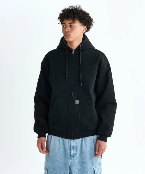 25 PADDED HOOD JACKET/DCジップアップフーディーブルゾン（ブルゾン