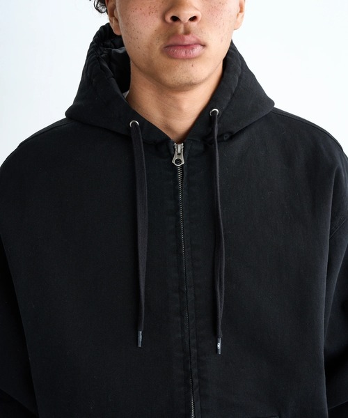 DC SHOES（ディーシーシューズ）の「25 PADDED HOOD JACKET/DCジップアップフーディーブルゾン（ブルゾン・メンズ・ライトインディゴブルー/ブラック系その他/ブラック/ブラック系その他2・MEDIUM/LARGE/X-LARGE）」の6枚目の写真