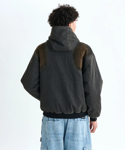 25 PADDED HOOD JACKET/DCジップアップフーディーブルゾン（ブルゾン