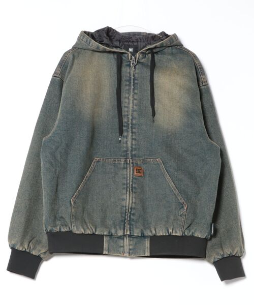 DC SHOES（ディーシーシューズ）の「25 PADDED HOOD JACKET/DCジップアップフーディーブルゾン（ブルゾン・メンズ・ライトインディゴブルー/ブラック系その他/ブラック/ブラック系その他2・MEDIUM/LARGE/X-LARGE）」の12枚目の写真