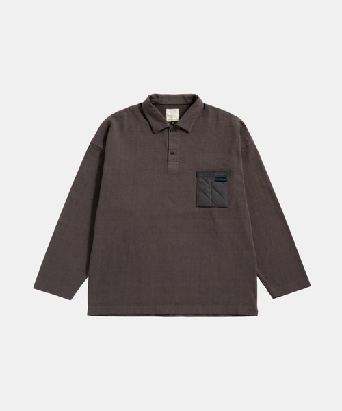 palomawool ポロシャツ 日本製・長袖ポロシャツ 】Jackman X Lavenham Dotsume Pocket LS Polo