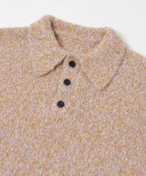 ITEMS URBANRESEARCH(アイテムズ アーバンリサーチ)の「ネップミックスポロニット(ニット/セーター・レディース・グレー/ピンク/ブラウン・FREE)」の14枚目の写真