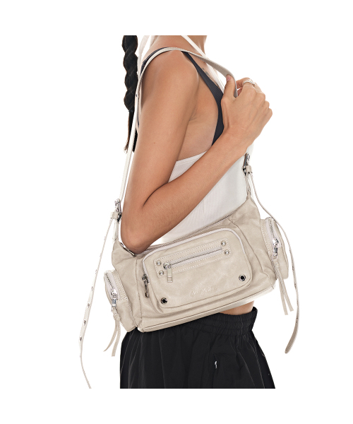 BLACKPURPLE(ブラックパープル)の「マルコバッグ Marco Bag_BEIGE(ショルダーバッグ・レディース・Beige・FREE)」の1枚目の写真