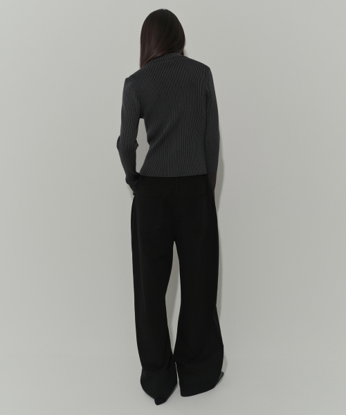 MUSINSA STANDARD WOMAN（ムシンサスタンダードウーマン）の「ウィメンズコットンエクストラワイドパンツ[ブラック]（その他パンツ・レディース・その他・27/28/29/30/24/25/26）」の5枚目の写真
