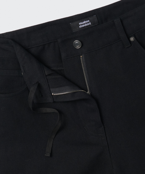 MUSINSA STANDARD WOMAN（ムシンサスタンダードウーマン）の「ウィメンズコットンエクストラワイドパンツ[ブラック]（その他パンツ・レディース・その他・27/28/29/30/24/25/26）」の6枚目の写真