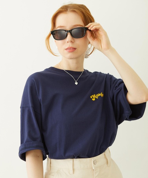 MILKFED.(ミルクフェド)の「MILKFED. LOGO SQUARE SUNGLASSES(サングラス・レディース・ブラック/グレー/ブルー・ONE SIZE)」の10枚目の写真