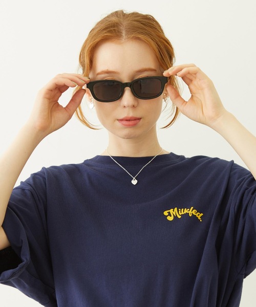 MILKFED.(ミルクフェド)の「MILKFED. LOGO SQUARE SUNGLASSES(サングラス・レディース・ブラック/グレー/ブルー・ONE SIZE)」の13枚目の写真