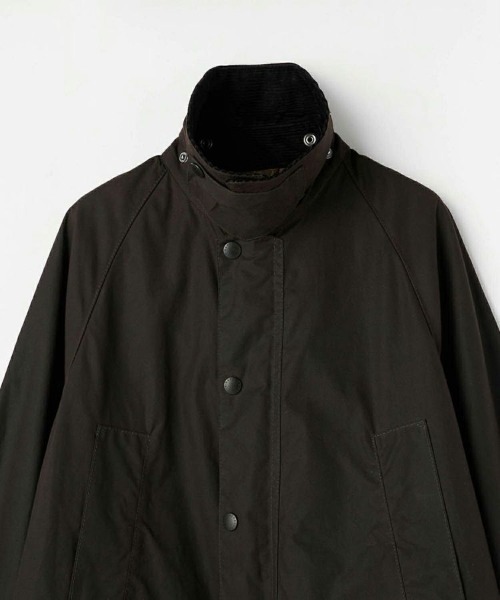Barbour（バブアー）の「[別注]オーバーサイズ ビデイル(ワックスド コットン)(UNISEX)（ブルゾン・メンズ・ダークブラウン・36/38/40/34）」の9枚目の写真