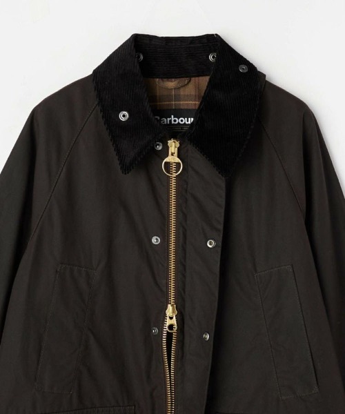 Barbour（バブアー）の「[別注]オーバーサイズ ビデイル(ワックスド コットン)(UNISEX)（ブルゾン・メンズ・ダークブラウン・36/38/40/34）」の10枚目の写真