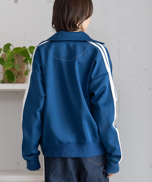 POU DOU DOU（プードゥドゥ）の「pdd刺繍トラックジャケット（その他アウター・レディース・ブルー/レッド/ベージュ・M）」の9枚目の写真