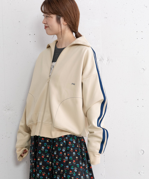 POU DOU DOU（プードゥドゥ）の「pdd刺繍トラックジャケット（その他アウター・レディース・ブルー/レッド/ベージュ・M）」の16枚目の写真