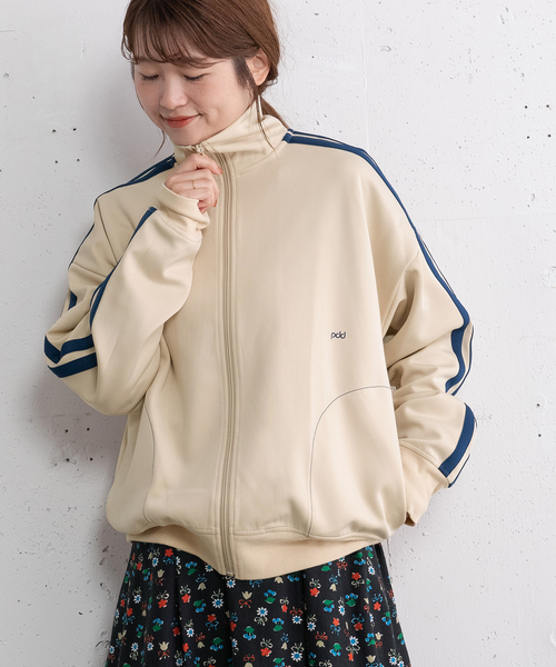 POU DOU DOU（プードゥドゥ）の「pdd刺繍トラックジャケット（その他アウター・レディース・ブルー/レッド/ベージュ・M）」の19枚目の写真
