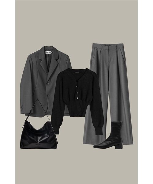 AVANDRESS(アバンドレス )の「Balloon Ribbed Cardigan BLACK(カーディガン/ボレロ・レディース・その他・SMALL/MEDIUM)」の16枚目の写真