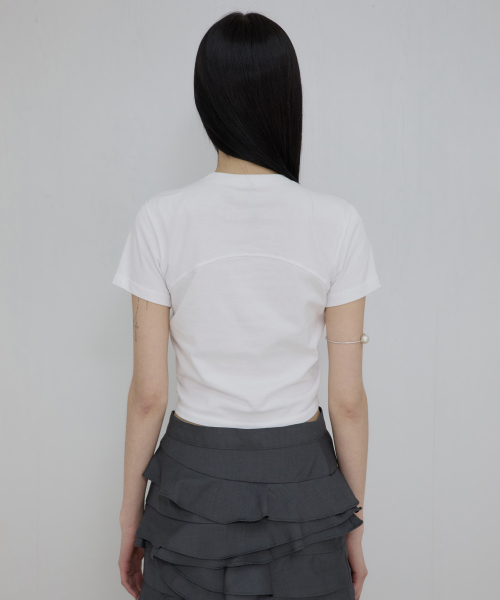 FLAREUP(フレアアップ)の「クラウドTシャツ(FL-163_ホワイト)(Tシャツ/カットソー・レディース・ホワイト・1/2)」の10枚目の写真