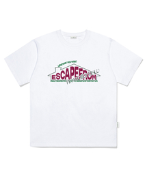 ESCAPEFROM（エスケープフロム）の「Chimney Home Print Overfit Short Sleeve T-Shirt White（Tシャツ/カットソー）」