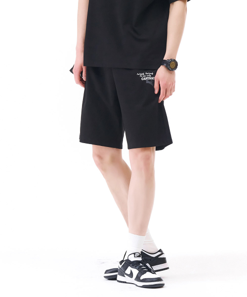 CHASECULT(チェイスカルト)の「男性全版レタリング5部パンツ-ブラック(その他パンツ・メンズ・ブラック・70/92/82/86/76)」の5枚目の写真