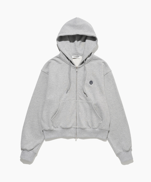 TTUDEMENT(トュードメント)の「ESSENTIAL ZIP-UP HOODIE MEL GREY(パーカー・レディース・その他・FREE)」の4枚目の写真