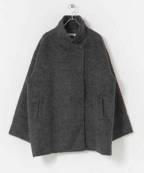 SENSE OF PLACE by URBAN RESEARCH（センスオブプレイスバイアーバンリサーチ）の「マルチカラーシャギーコート（その他アウター・レディース・チャコールグレー/ベージュ/ブラウン・ONE）」の14枚目の写真