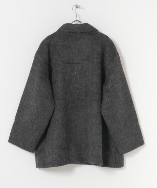 SENSE OF PLACE by URBAN RESEARCH（センスオブプレイスバイアーバンリサーチ）の「マルチカラーシャギーコート（その他アウター・レディース・チャコールグレー/ベージュ/ブラウン・ONE）」の17枚目の写真