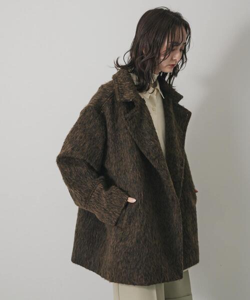 マルチカラーシャギーコート（その他アウター）｜SENSE OF PLACE by