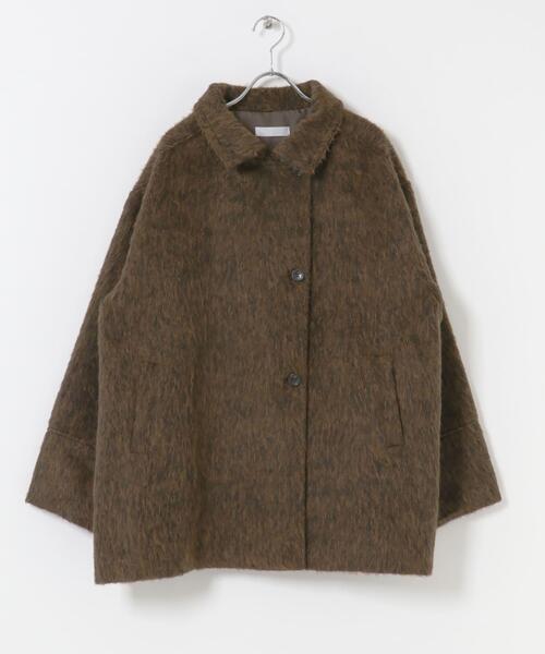 マルチカラーシャギーコート（その他アウター）｜SENSE OF PLACE by