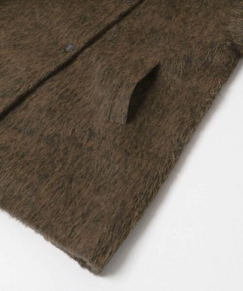 SENSE OF PLACE by URBAN RESEARCH（センスオブプレイスバイアーバンリサーチ）の「マルチカラーシャギーコート（その他アウター・レディース・チャコールグレー/ベージュ/ブラウン・ONE）」の4枚目の写真