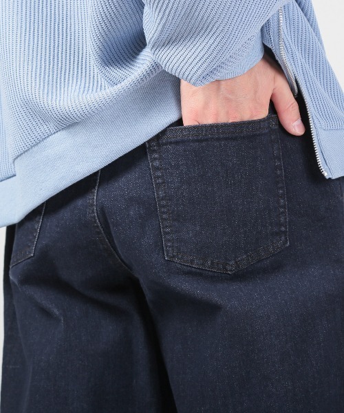 LUXSTYLE(ラグスタイル)の「テーパードストレッチデニムパンツ(デニムパンツ・メンズ・ブルー系その他/ブルー/インディゴブルー・L/M/XL)」の13枚目の写真