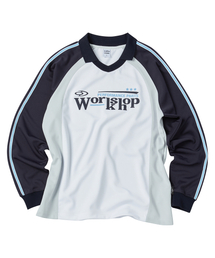 TRAVEL（トラベル）の「Workshop Jersey Long Sleeve White（Tシャツ/カットソー・メンズ）」