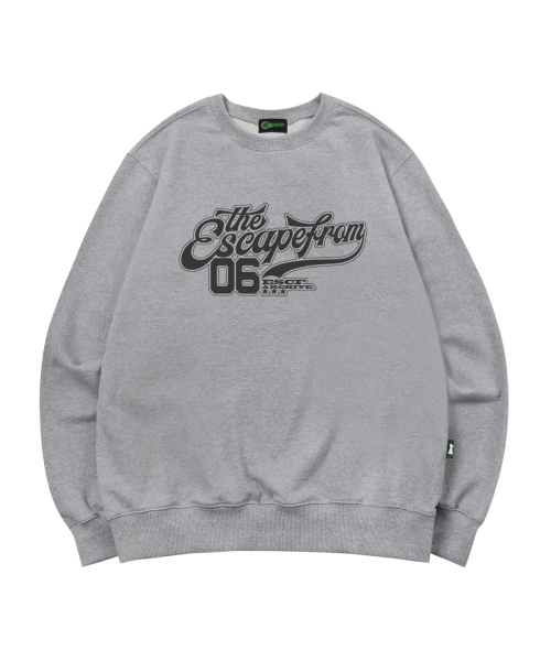 ESCF アーカイブプリント スウェット グレー
