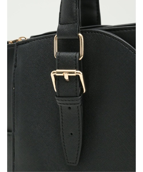 m.f.editorial（エムエフエディトリアル）の「【A4対応 10ポケット 鞄】m.f.エディトリアルレディース トートバッグ（トートバッグ・レディース・ベージュ/ブラック・FREE）」の3枚目の写真