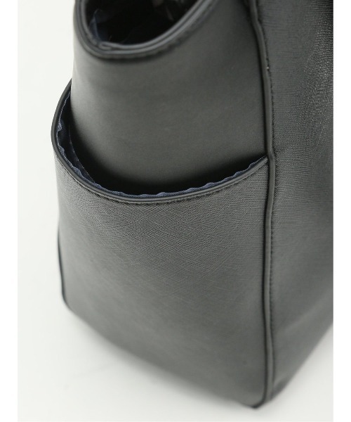 m.f.editorial（エムエフエディトリアル）の「【A4対応 10ポケット 鞄】m.f.エディトリアルレディース トートバッグ（トートバッグ・レディース・ベージュ/ブラック・FREE）」の4枚目の写真