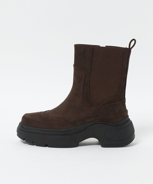 PAES（ペイズ）の「＜PAES＞スエードライク ブーツ（ブーツ・レディース・ダークブラウン・24cm/23cm/25cm）」の4枚目の写真