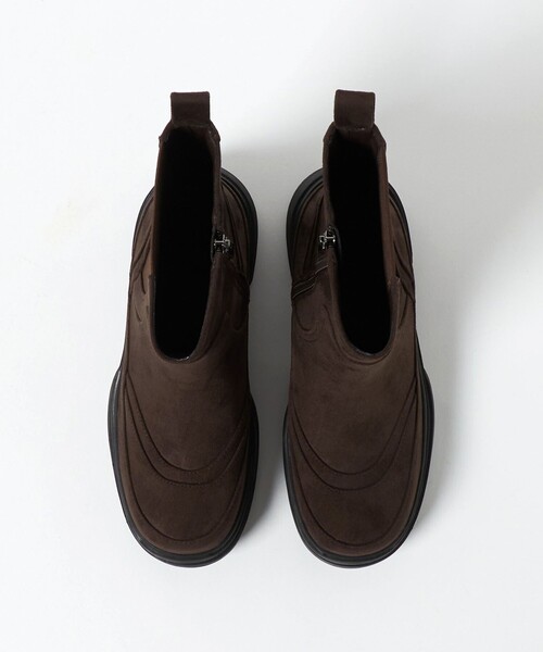 PAES（ペイズ）の「＜PAES＞スエードライク ブーツ（ブーツ・レディース・ダークブラウン・24cm/23cm/25cm）」の6枚目の写真