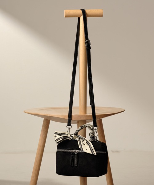 ZAKKA-BOX（ザッカボックス）の「スウェ―ドバニティバッグ（ハンドバッグ・レディース・ブラック/キャメル・FREE）」の20枚目の写真