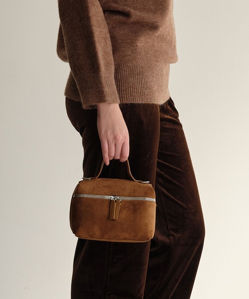 ZAKKA-BOX（ザッカボックス）の「スウェ―ドバニティバッグ（ハンドバッグ・レディース・ブラック/キャメル・FREE）」の17枚目の写真