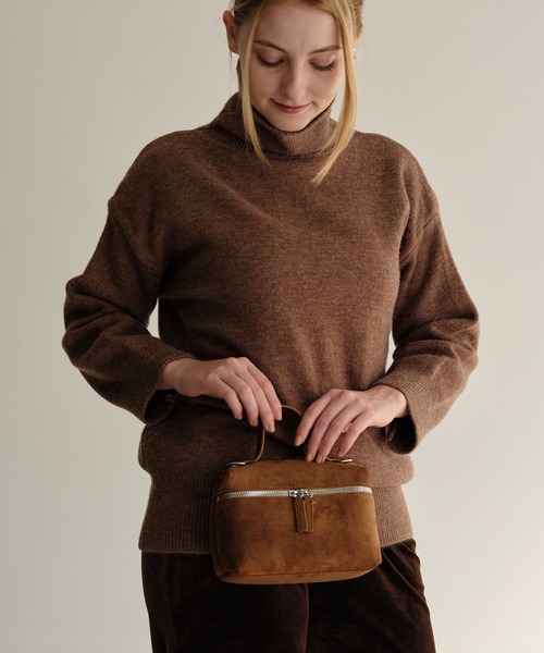 ZAKKA-BOX（ザッカボックス）の「スウェ―ドバニティバッグ（ハンドバッグ・レディース・ブラック/キャメル・FREE）」の18枚目の写真